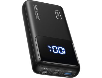 INIU Powerbank 100W 25000mAh - Snel laden voor Laptop, Telefoon & Tablet