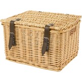 Handgemaakte Rieten Fietsmand Bruin - 29% Korting