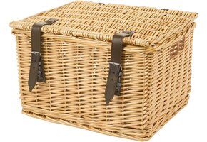 Handgemaakte Rieten Fietsmand Bruin - 29% Korting