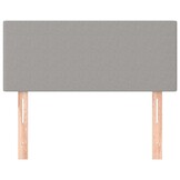 vidaXL Hoofdbord 90x5x78/88 cm Stof Lichtgrijs - 77% Korting!
