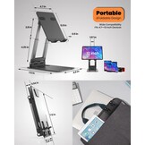 Opvouwbare Aluminium Tabletstandaard met 34% Korting