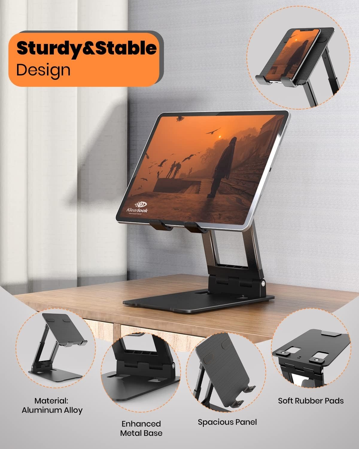 Opvouwbare Aluminium Tabletstandaard met 34% Korting