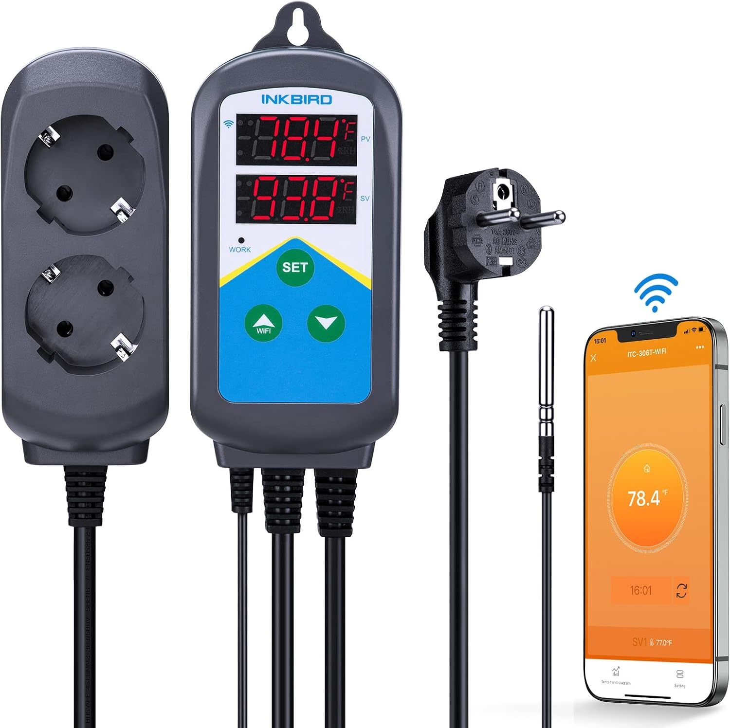 Digitale Temperatuurregelaar Terrarium/Kas - 34% Korting!