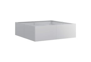 Gegalvaniseerd Stalen Plantenbak 100x100x30 cm - 34% Korting