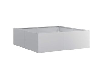 Gegalvaniseerd Stalen Plantenbak 100x100x30 cm - 34% Korting