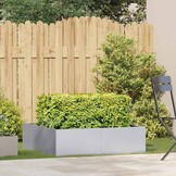 Gegalvaniseerd Stalen Plantenbak 100x100x30 cm - 34% Korting