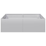 Gegalvaniseerd Stalen Plantenbak 100x100x30 cm - 34% Korting