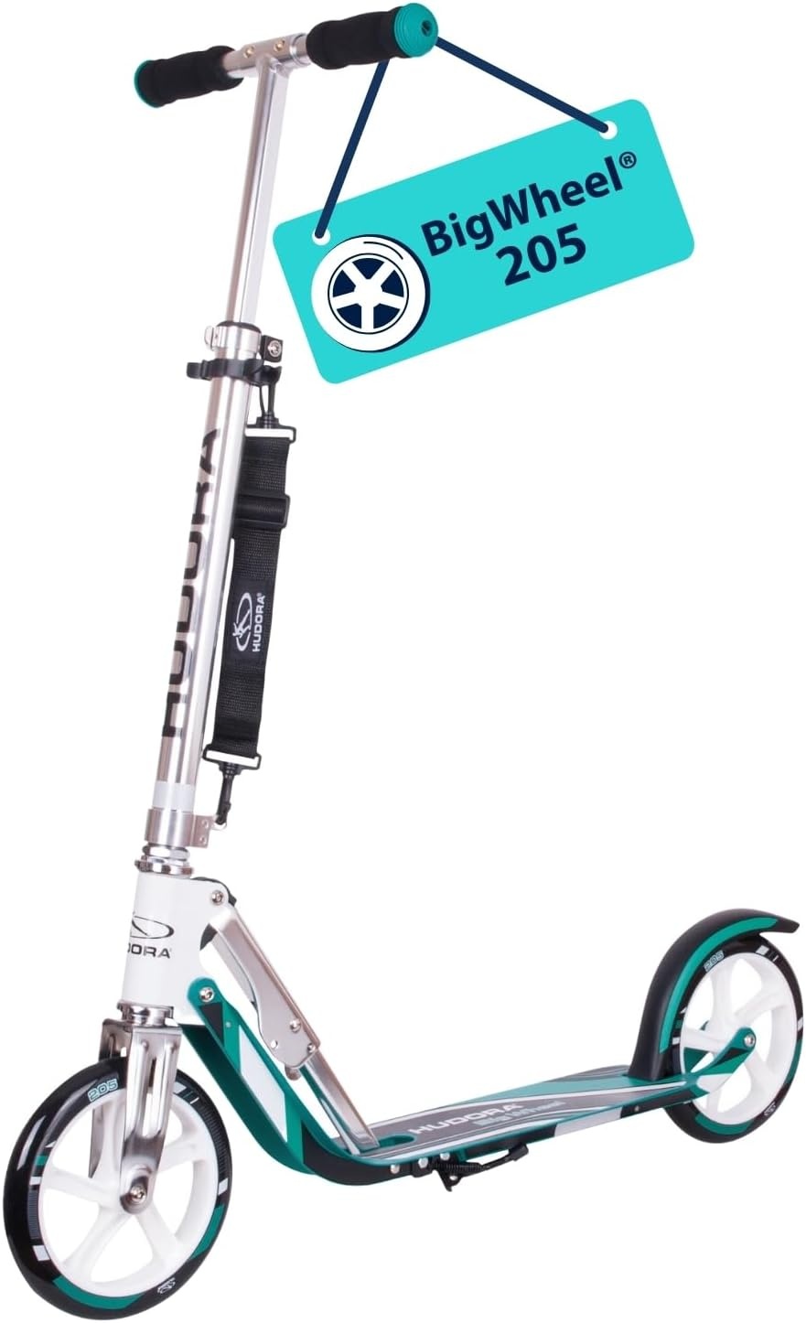 Inklapbare Stadsstep Bigwheel 205 Turquoise - 34% Korting