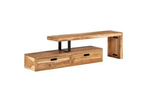 Tv-meubel massief acaciahout - 59% Korting