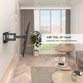 TV Muurbeugel 32-85" 60kg Draaibaar & Kantelbaar met 34% Korting