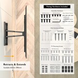 TV Muurbeugel 32-85" 60kg Draaibaar & Kantelbaar met 34% Korting