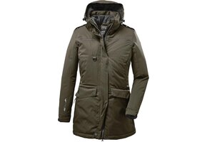 Dames Parka Hondenbezitters - Donkerolijf - 35% Korting