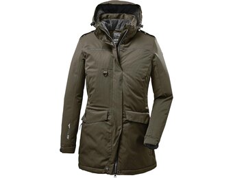 Dames Parka Hondenbezitters - Donkerolijf - 35% Korting