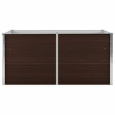 Verhoogde Plantenbak Staal 160x80x77 cm Bruin - 34% Korting