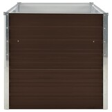Verhoogde Plantenbak Staal 160x80x77 cm Bruin - 34% Korting