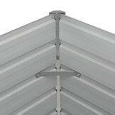 Verhoogde Plantenbak Staal 160x80x77 cm Bruin - 34% Korting