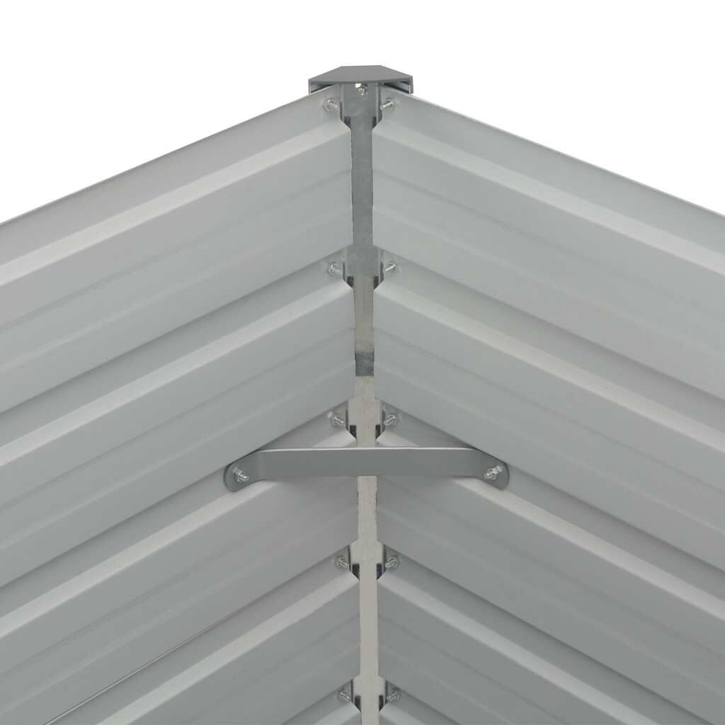 Verhoogde Plantenbak Staal 160x80x77 cm Bruin - 34% Korting