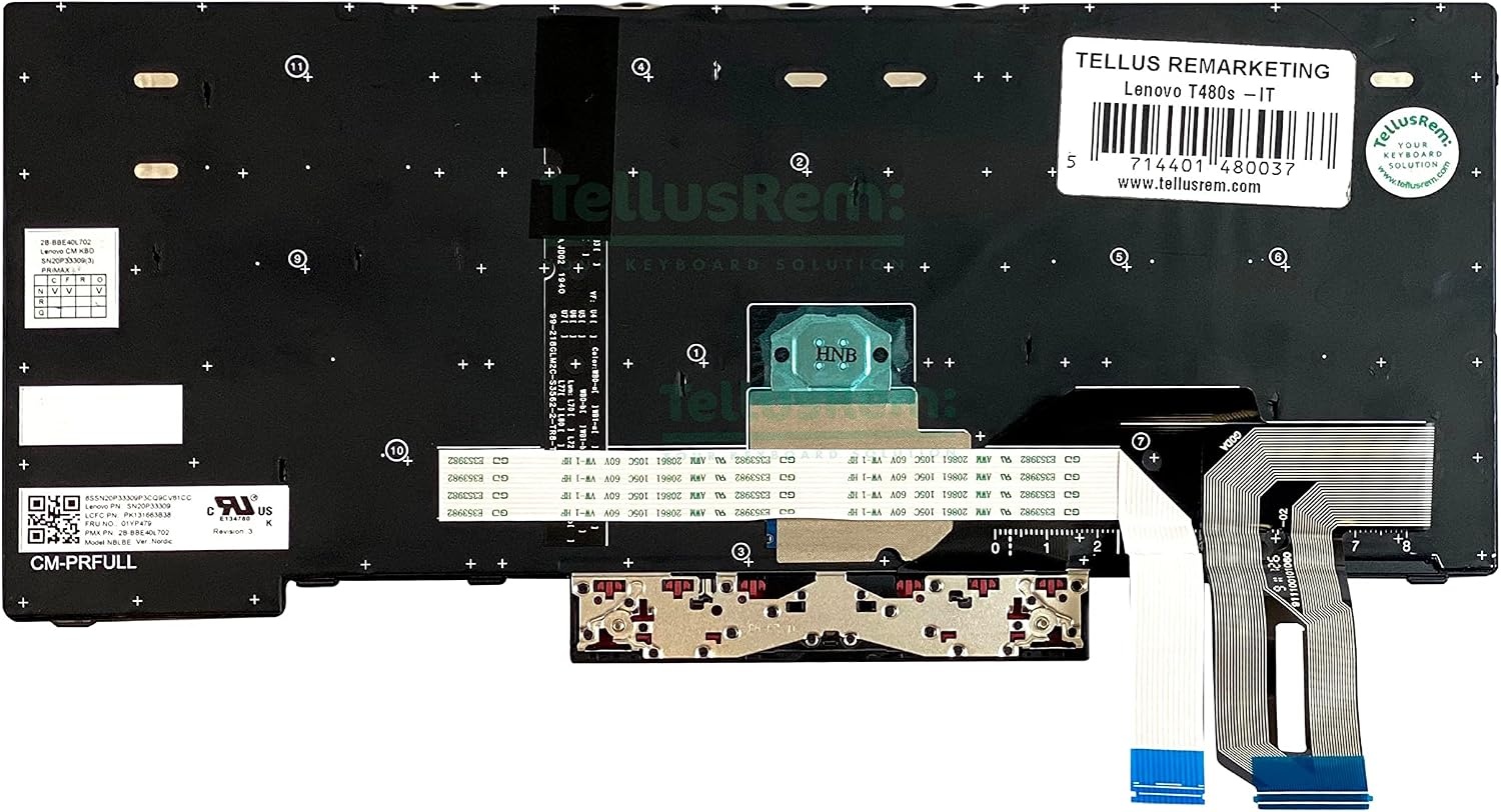 Italiaans Verlicht Toetsenbord voor Lenovo Thinkpad T480s - 76% Korting!