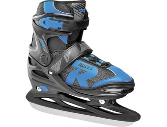 Verstelbare IJshockeyschaatsen Jongens Zwart/Blauw (34-37) - 34% Korting!