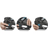 Verstelbare IJshockeyschaatsen Jongens Zwart/Blauw (34-37) - 34% Korting!