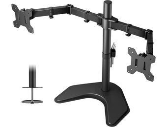 Dubbele Monitorarm voor 2 Schermen (13-27") - 29% Korting
