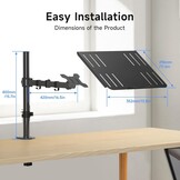 2-in-1 Monitorarm & Laptopstandaard - 33% Korting!