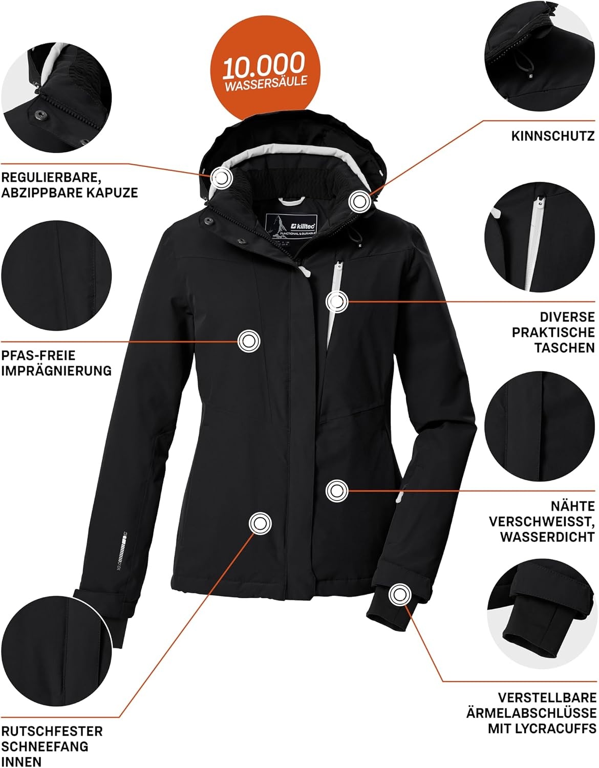 Dames Ski-jack met 35% Korting - Waterdicht & Ademend