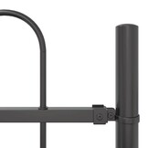 VidaXL Tuin Hek Grijs (42% Korting!) - 1.7 x 1.5 m Poedergecoat Staal