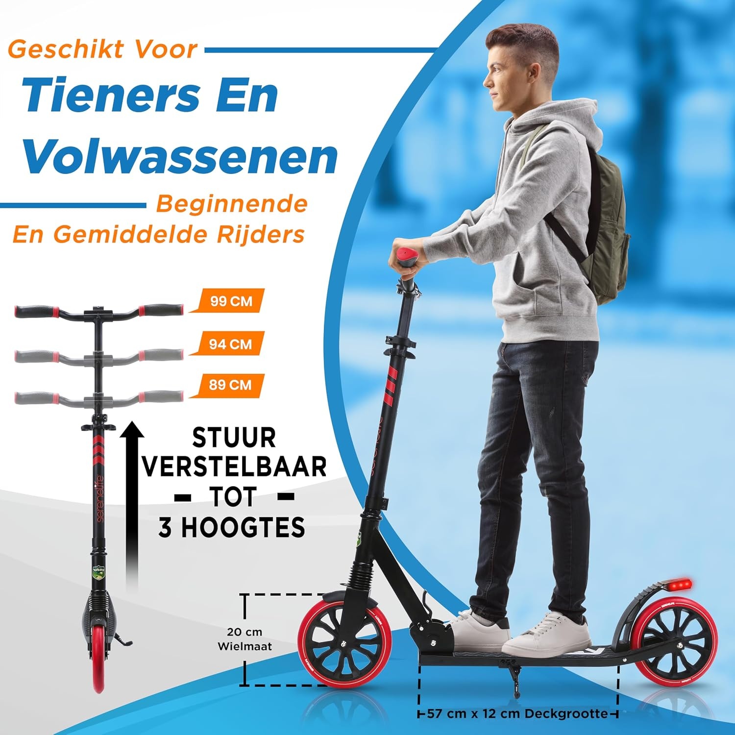Opvouwbare Step met Verstelbare Hoogte & Vering - 34% Korting!
