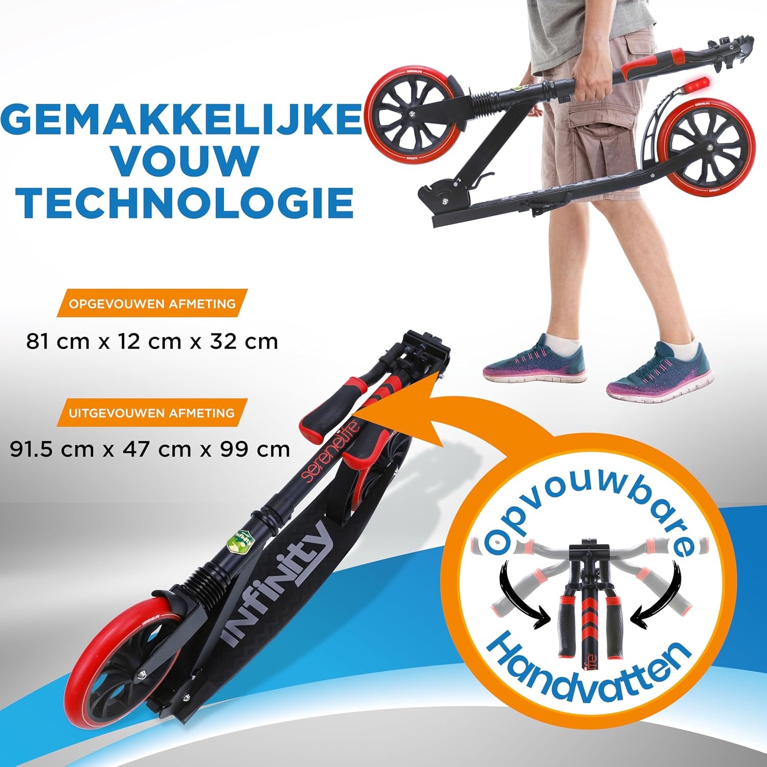 Opvouwbare Step met Verstelbare Hoogte & Vering - 34% Korting!