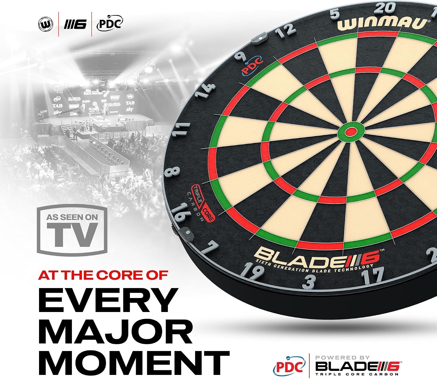 Professioneel Dartbord Blade 6 Triple Core - 34% Korting