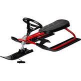 Kinder Sneeuwslee met Stuur & Rem - Rood/Zwart (34% Korting)