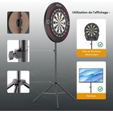 Draagbare Dartbord Standaard 34% Korting | Massief Metaal