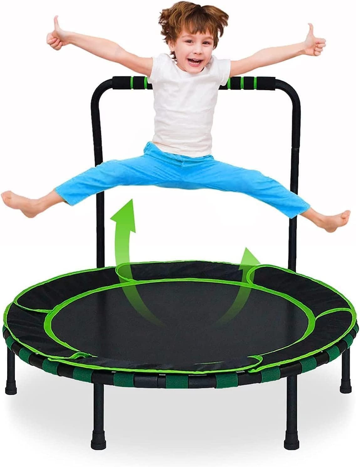 Inklapbare Kindertrampoline Ø 91 cm - Groen - 34% Korting!