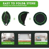 Inklapbare Kindertrampoline Ø 91 cm - Groen - 34% Korting!