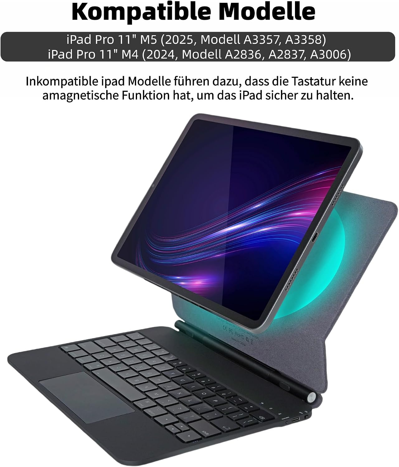 Hoes met Toetsenbord & Trackpad voor iPad Pro 11 M4/M5 - 34% Korting