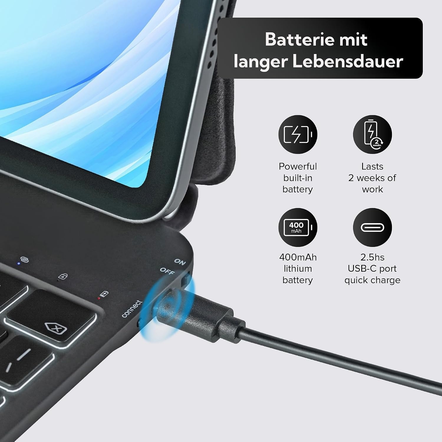 Hoes met Toetsenbord & Trackpad voor iPad Pro 11 M4/M5 - 34% Korting