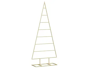 vidaXL Kerstdecoratie kerstboom 125 cm metaal zwart