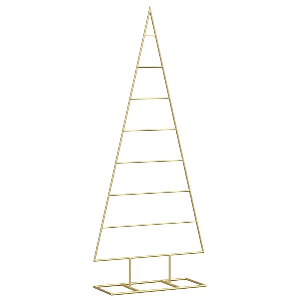 vidaXL Kerstdecoratie kerstboom 125 cm metaal zwart