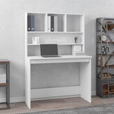 Wit Bureau met Schappen (102x45x148 cm) - 59% Korting