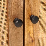 vidaXL Badkamer wastafelkast Bruin 62 x 33 x 58 cm Massief Mango Hout
