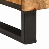 vidaXL Badkamer wastafelkast Bruin 62 x 33 x 58 cm Massief Mango Hout