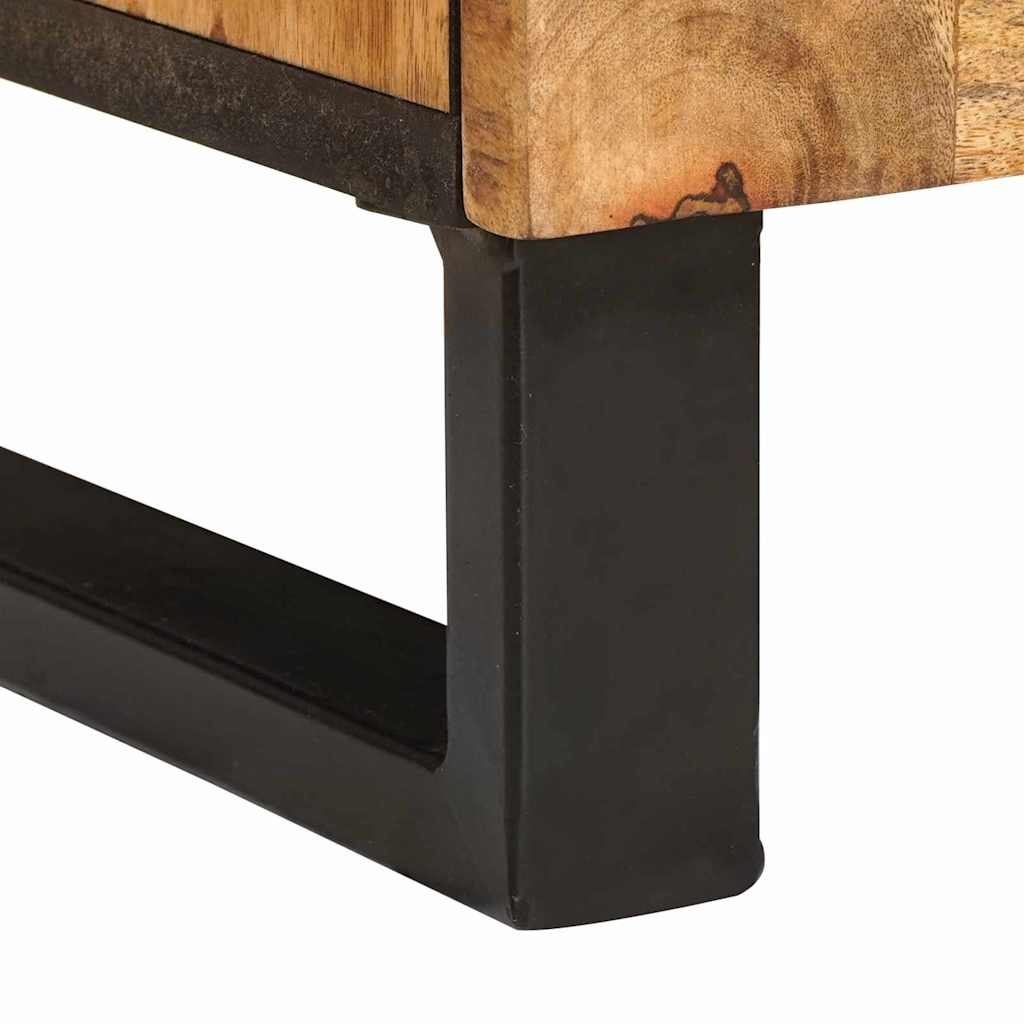 vidaXL Badkamer wastafelkast Bruin 62 x 33 x 58 cm Massief Mango Hout