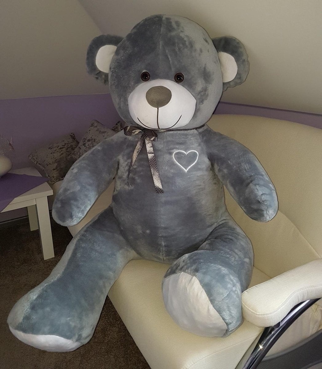 XXL Knuffelbeer Grijs 190cm - Speciale Prijs!