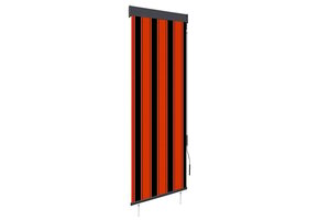 VidaXL Rolgordijn Buiten - 60x250cm - Oranje/Bruin - 33% Korting