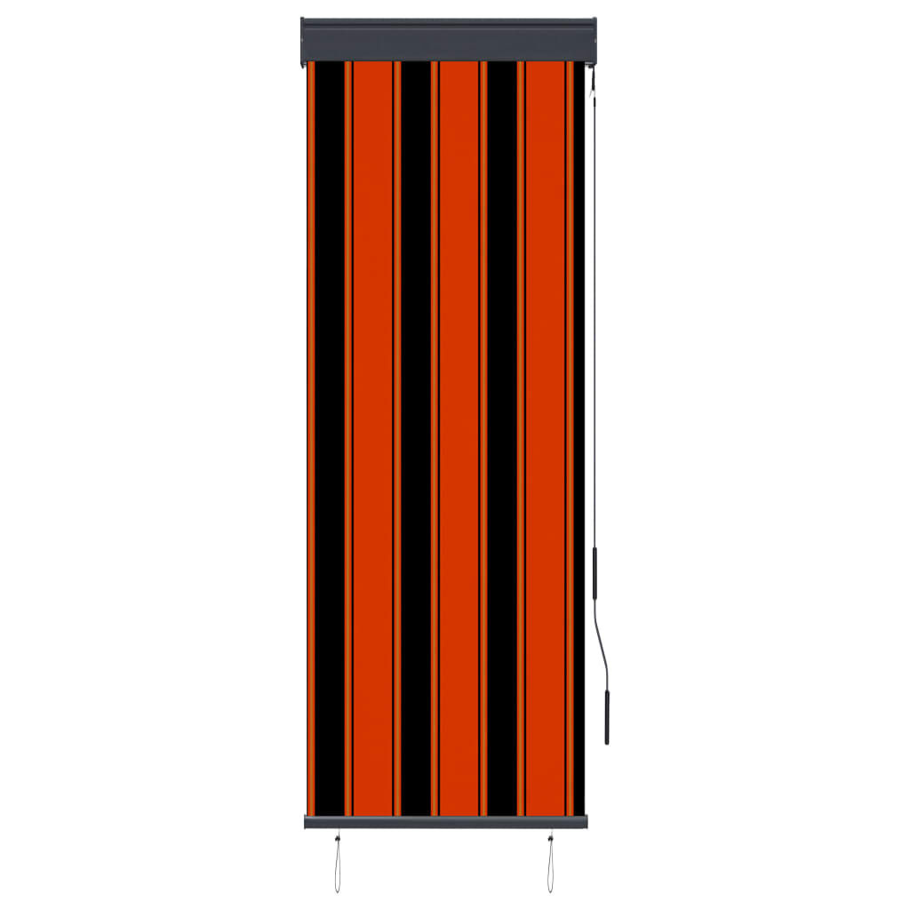 Rolgordijn voor buiten 60x250 cm oranje/bruin - 45% korting