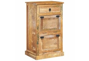 VidaXL Schoenenkast 4-laags Gerecycled Hout met Lade - 88% Korting