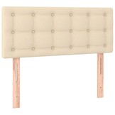 Hoofdbord Crèmekleurig Stof 80x5x78/88 cm - 76% Korting