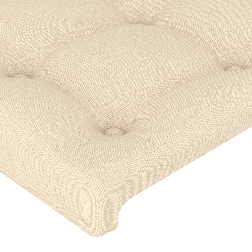 Hoofdbord Crèmekleurig Stof 80x5x78/88 cm - 76% Korting