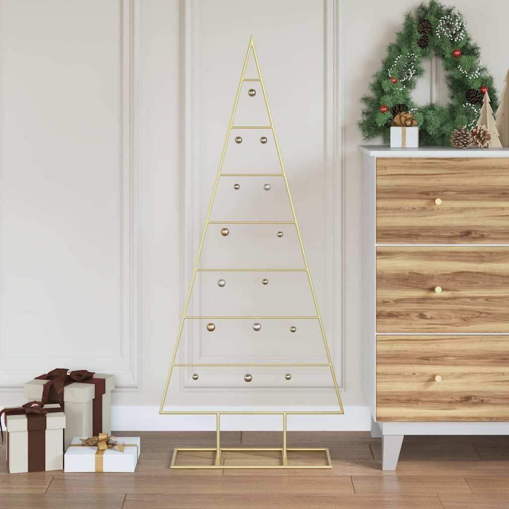 Metalen Kerstboom Decoratie 125 cm Zwart - 78% Korting!